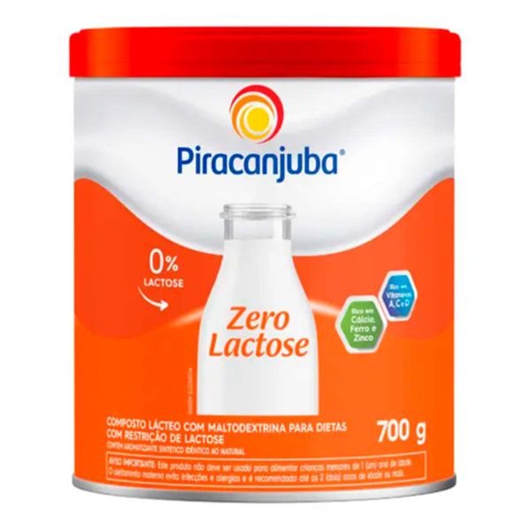 Composto Lácteo Piracanjuba Zero Lactose 700g
