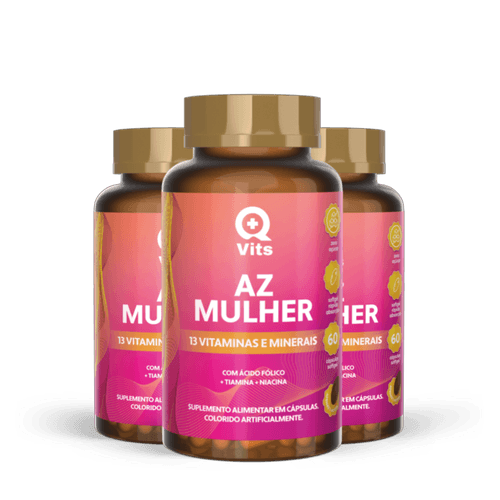 KIT AZ MULHER Q+VITS 180 CAPSULAS