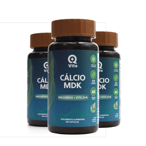 KIT CALCIO MDK Q+VITS 180 CAPSULAS