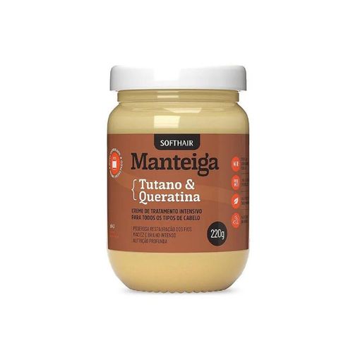 Creme De Cabelo Tutano E Queratina Tratamento P/ Danificados