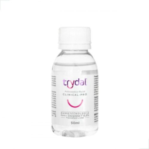 Enxaguante Bucal Trydal Clinical-Pro 50ml Compacto Prático Ideal Bolsa Viagem Necessaire Portátil Proteção Gengivas Sens Enxaguante Bucal Trydal Clinical-Pro 50ml Compacto Prático Ideal Bolsa Viagem Necessaire Portátil Proteção Gengivas Sens