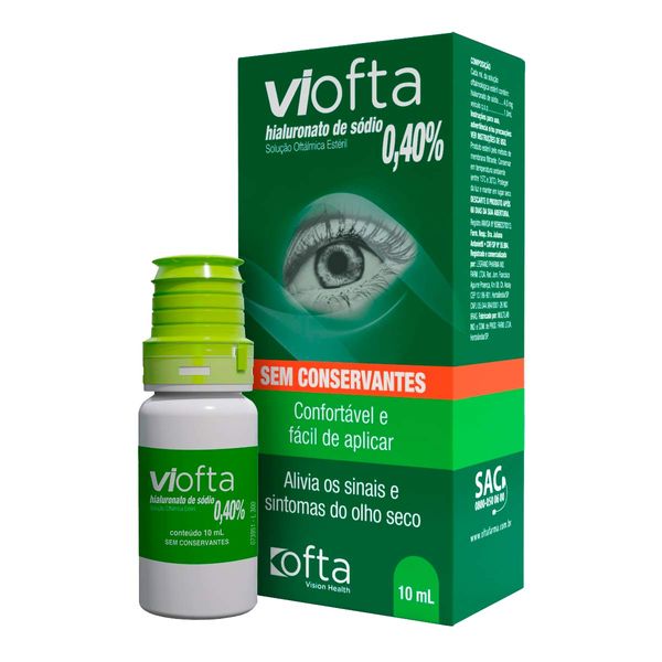 Colírio Viofta 0,40% 10ml