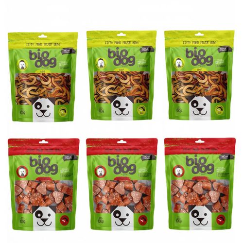 3x Gourmet Loop + 3x Love Bits - Petisco Bio Dog
