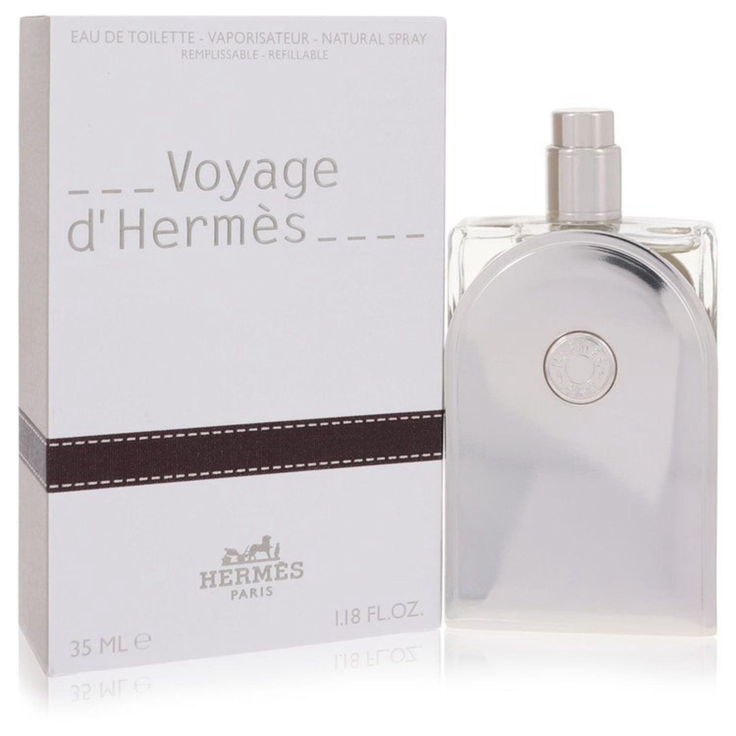 Perfume/Col. Masc. Voyage D'Hermes Hermes 35 ML Eau De Toilette Recarregável
