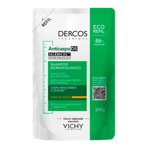 Shampoo Anticaspa Intensivo Vichy Dercos Ds 200G Refil