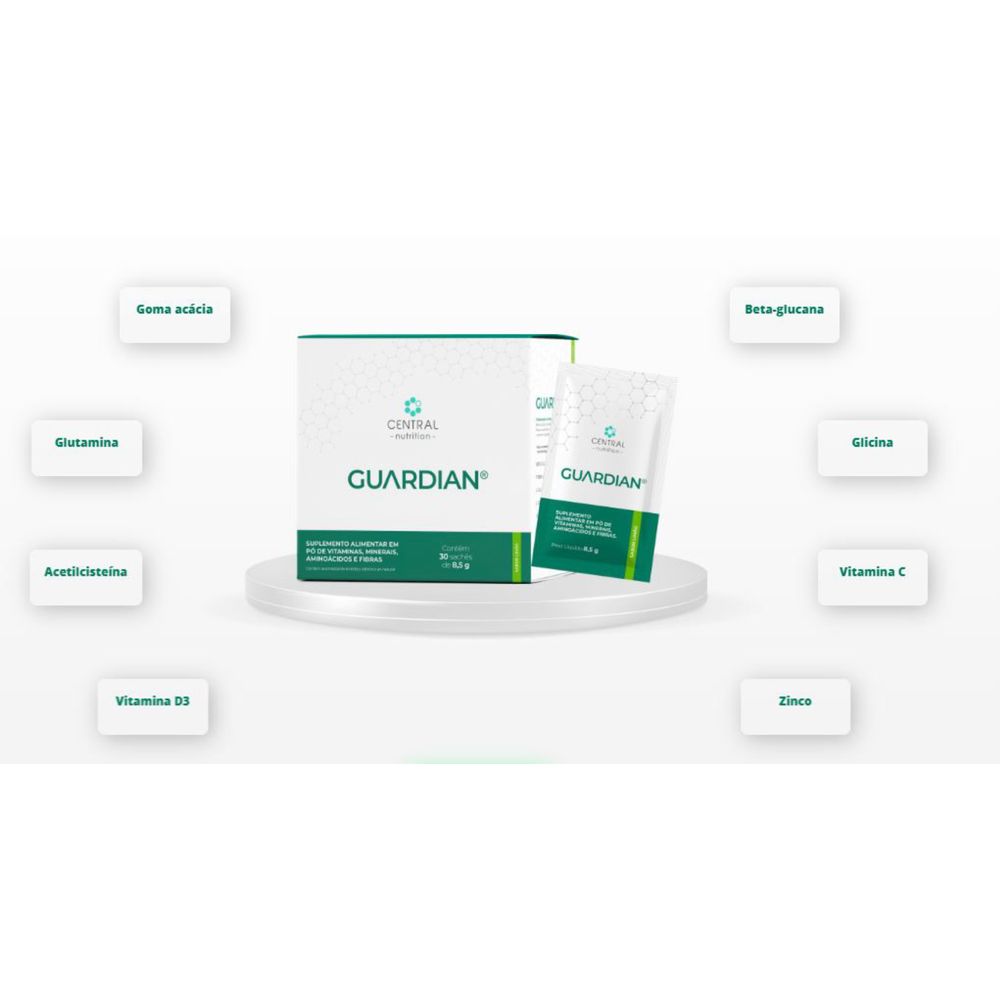 GUARDIAN® - 8,5g 30 Sachês - Sabor Limão - Drogaria Sao Paulo