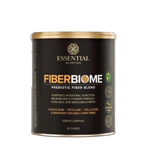 Fiber Biome Laranja Essential Nutrition 300g
