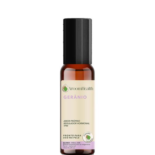 Blend óleo essencial Gerânio Roll on 10 ml - Fórmula Exclusiva