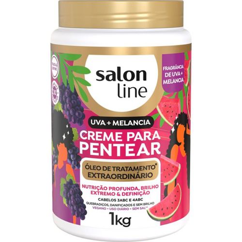 Creme para Pentear Salon Line Kids 1 kg Uva e Melancia
