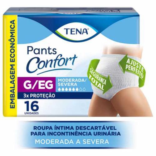 Kit 2 Fraldas Pants Confort G/Eg 16 Unidadesd