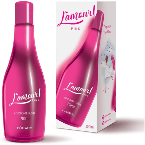 Gellus Deo Colônia Lamour Pink Gellus Deo Colônia Lamour Pink