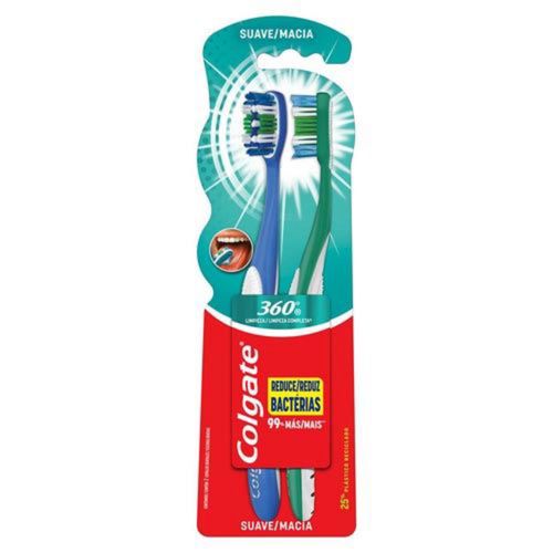 Escova Dental Colgate 360º Macia c/2 Unidades Escova Dental Colgate 360º Macia c/2 Unidades