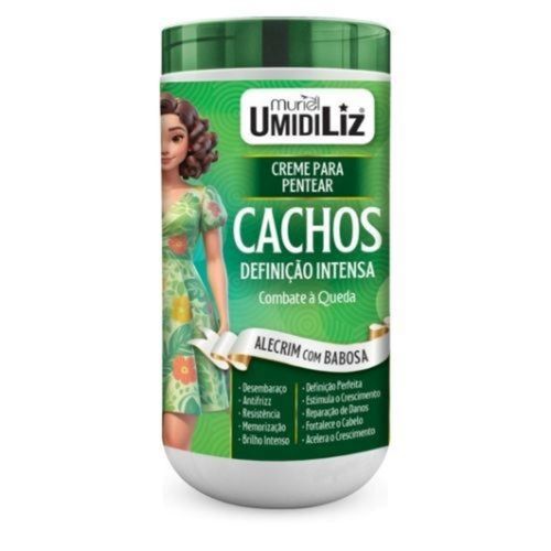 Creme Para Pentear Cachos Muriel Umidiliz Alecrim Com Babosa 925g Creme Para Pentear Cachos Muriel Umidiliz Alecrim Com Babosa 925g