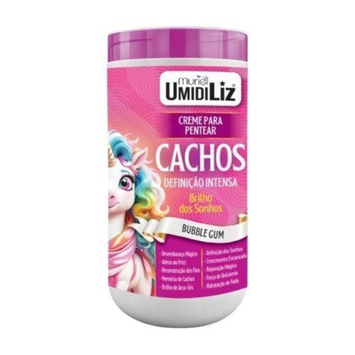 Creme Para Pentear Cachos Muriel Umidiliz Bubble Gum 925g Creme Para Pentear Cachos Muriel Umidiliz Bubble Gum 925g