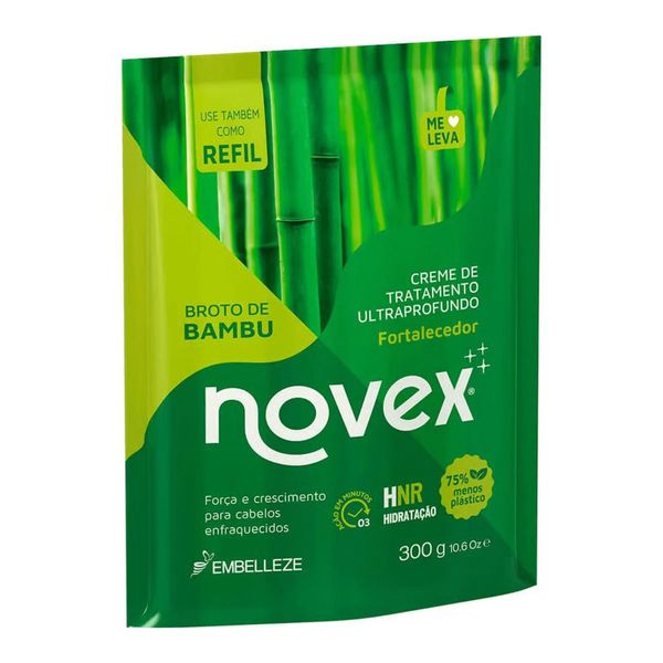 Creme de Tratamento Broto de Bambu Refil Com 300G Novex
