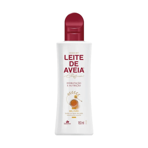 Davene Hidratante Leite Aveia Mel Puro 180ml Davene Hidratante Leite Aveia Mel Puro 180ml