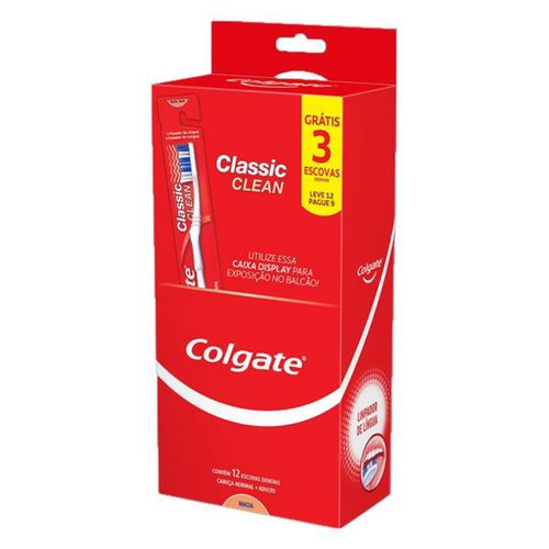 Escova Dental Colgate Classic c/12 Unidades Escova Dental Colgate Classic c/12 Unidades