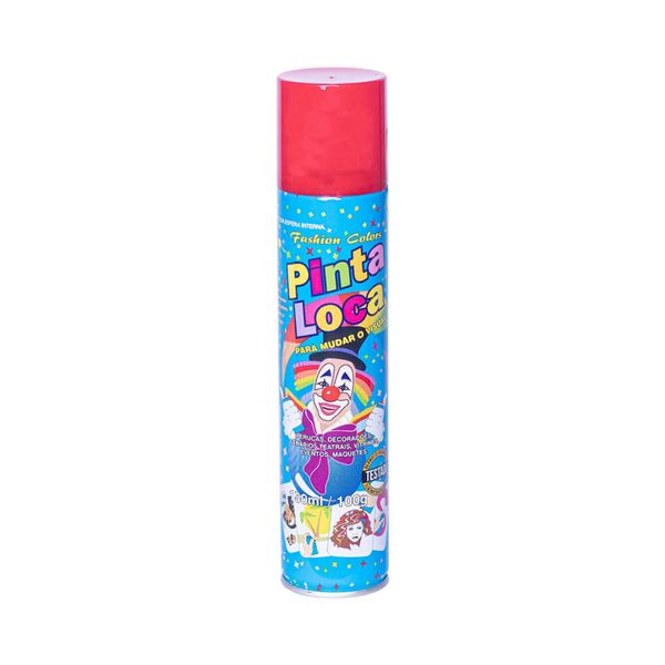 Aspa Pinta Loca Decorativa Vermelho