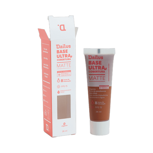 Base Líquida Dailus Ultra Cobertura D10 Escuro