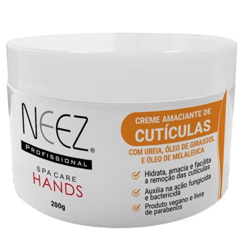 Creme Amaciante De Cutículas 200g Neez