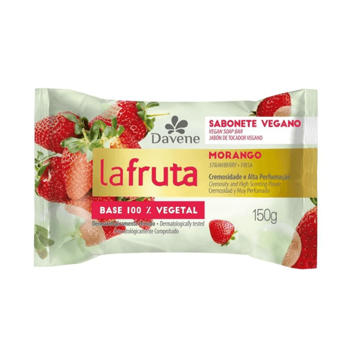 Davene Sabonete Laflore Morango 150g Davene Sabonete Laflore Morango 150g
