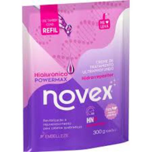 Creme de Tratamento Novex Hialuronico Refil 300G Creme de Tratamento Novex Hialuronico Refil 300G