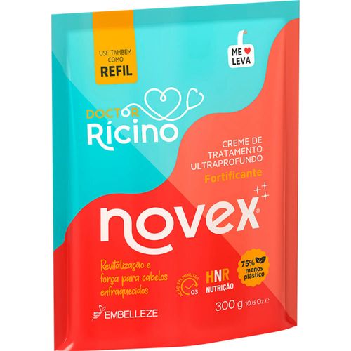 Creme de Tratamento Novex Doctor Ricino Refil 300G