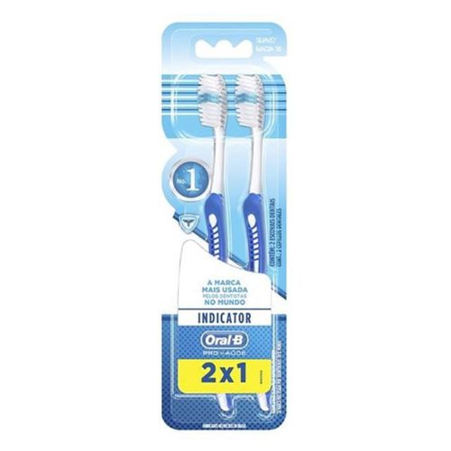 Escova Indicator Pro-Saúde Oral-B Simples c/ 2 unidades