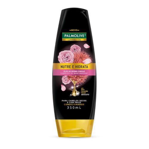 Condicinador Palmolive Óleo Rícino e Óleo de Rosas 350ml Condicinador Palmolive Óleo Rícino e Óleo de Rosas 350ml