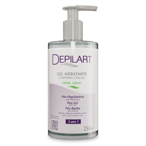 Gel Pós Depilação Depilart 250ml Aloe Vera Gel Pós Depilação Depilart 250ml Aloe Vera