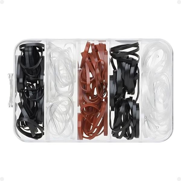 Elasticos Invisiveis 200 Pcs Com Case Ricca