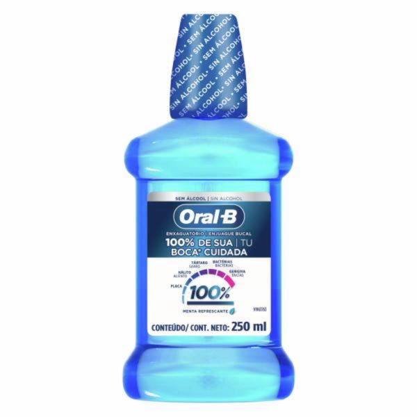 Enxaguante Bucal Oral B 100% Menta 250ml