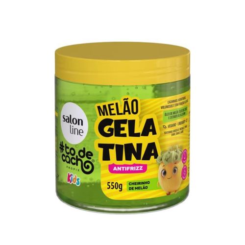 Gelatina Capilar Infantil Salon Line 550g Melão