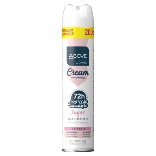 Desodorante Aerosol Above 200ml Cream Sugar Desodorante Aerosol Above 200ml Cream Sugar
