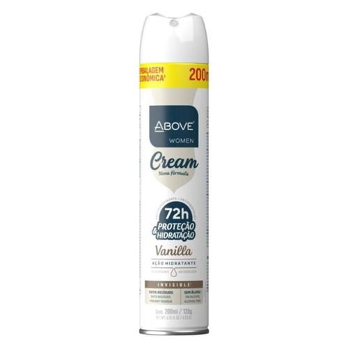 Desodorante Aerosol Above 200ml Cream Vanilla Desodorante Aerosol Above 200ml Cream Vanilla