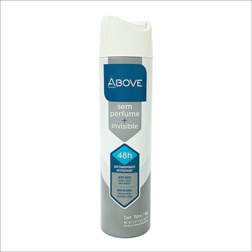 Desodorante Aerosol Above 72H 150ml Sem Perfume Desodorante Aerosol Above 72H 150ml Sem Perfume