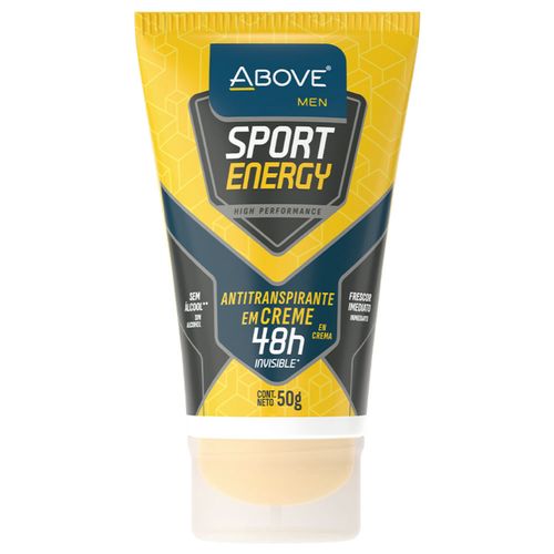 Desodorante Bisnaga Above 50g Sport Energy Men