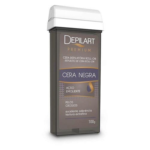 Depilador De Cera Depilart Rollon 100g Premium Negra
