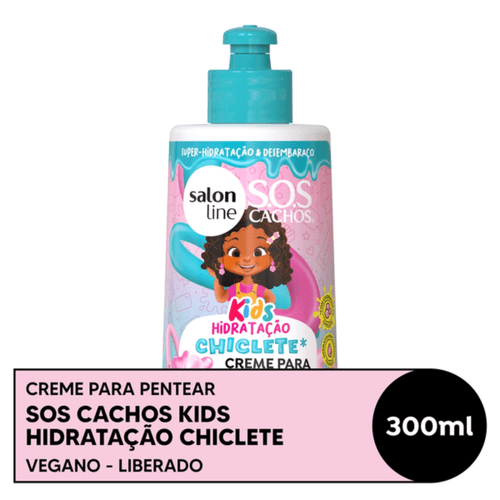 Creme P/ Pentear Salon Line Sos Cachos Chiclete 300ml Creme P/ Pentear Salon Line Sos Cachos Chiclete 300ml