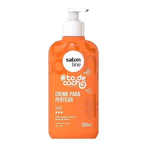 Creme Para Pentear Salon Line 300ml Todecacho Coco Creme Para Pentear Salon Line 300ml Todecacho Coco