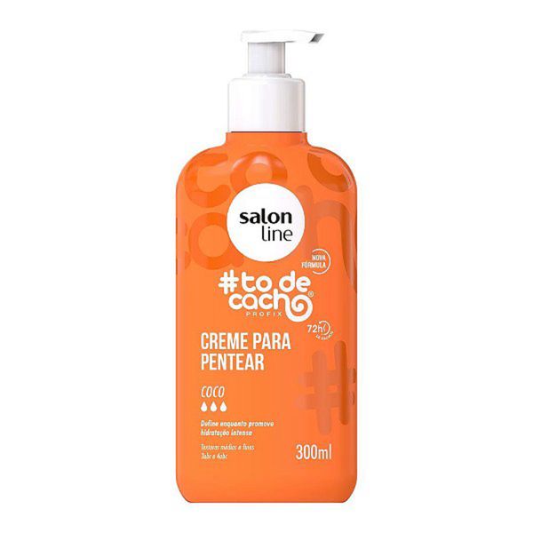 Creme Para Pentear Salon Line 300ml Todecacho Coco
