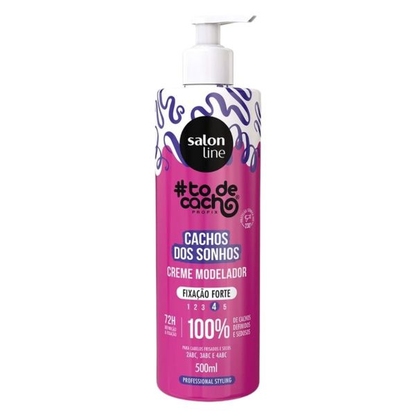Creme Modelador Salon Line 500ml Todecacho Fixo Forte