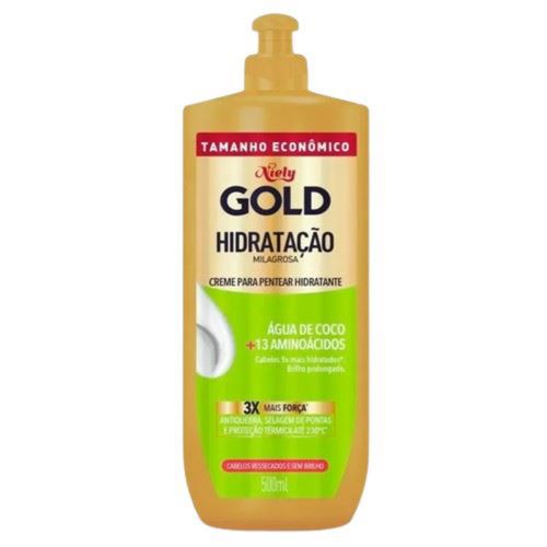 Creme Para Pentear Niely Gold 500g Hidratação
