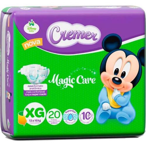 Fralda Descartável Cremer Magic Care Jb Xg Fralda Descartável Cremer Magic Care Jb Xg