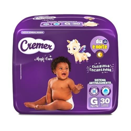Fralda Descartável Cremer Mc Economica G 30 Unidades Fralda Descartável Cremer Mc Economica G 30 Unidades