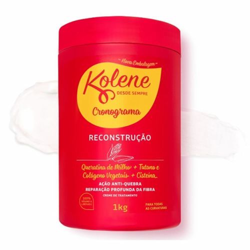 Creme Para Tratamento Kolene 1Kg Cronograma Reconstrução Creme Para Tratamento Kolene 1Kg Cronograma Reconstrução