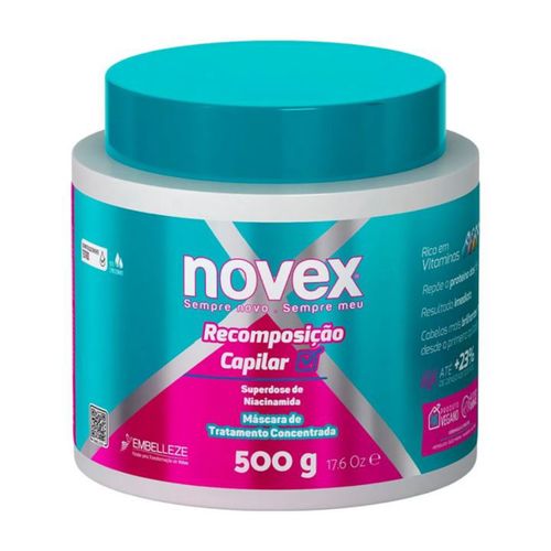 Creme Para Tratamento Máscara Novex 500g Recomposição Capilar Niacinamida Creme Para Tratamento Máscara Novex 500g Recomposição Capilar Niacinamida