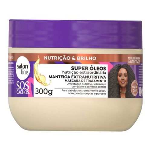 Creme Para Tratamento Salon Line 300g Meu Liso Manteiga Extranutri Super