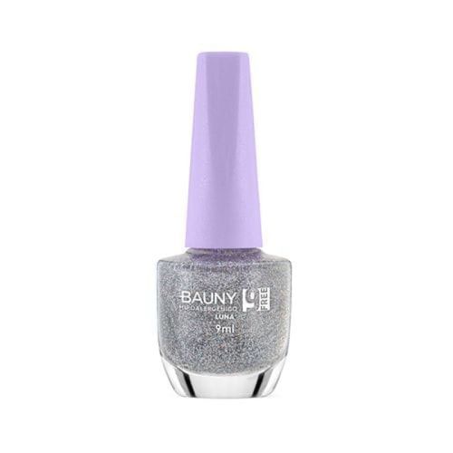 Bauny Esmalte Glitter 9Free 9ml - Cor Luna Bauny Esmalte Glitter 9Free 9ml - Cor Luna