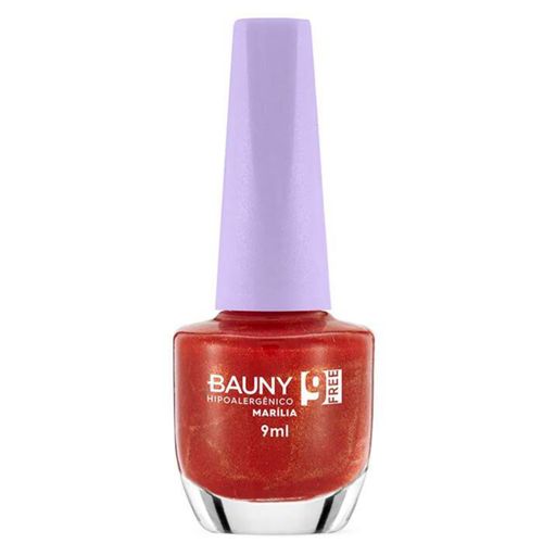 Bauny Esmalte Metalizado 9Free 9ml - Cor Marilia Bauny Esmalte Metalizado 9Free 9ml - Cor Marilia
